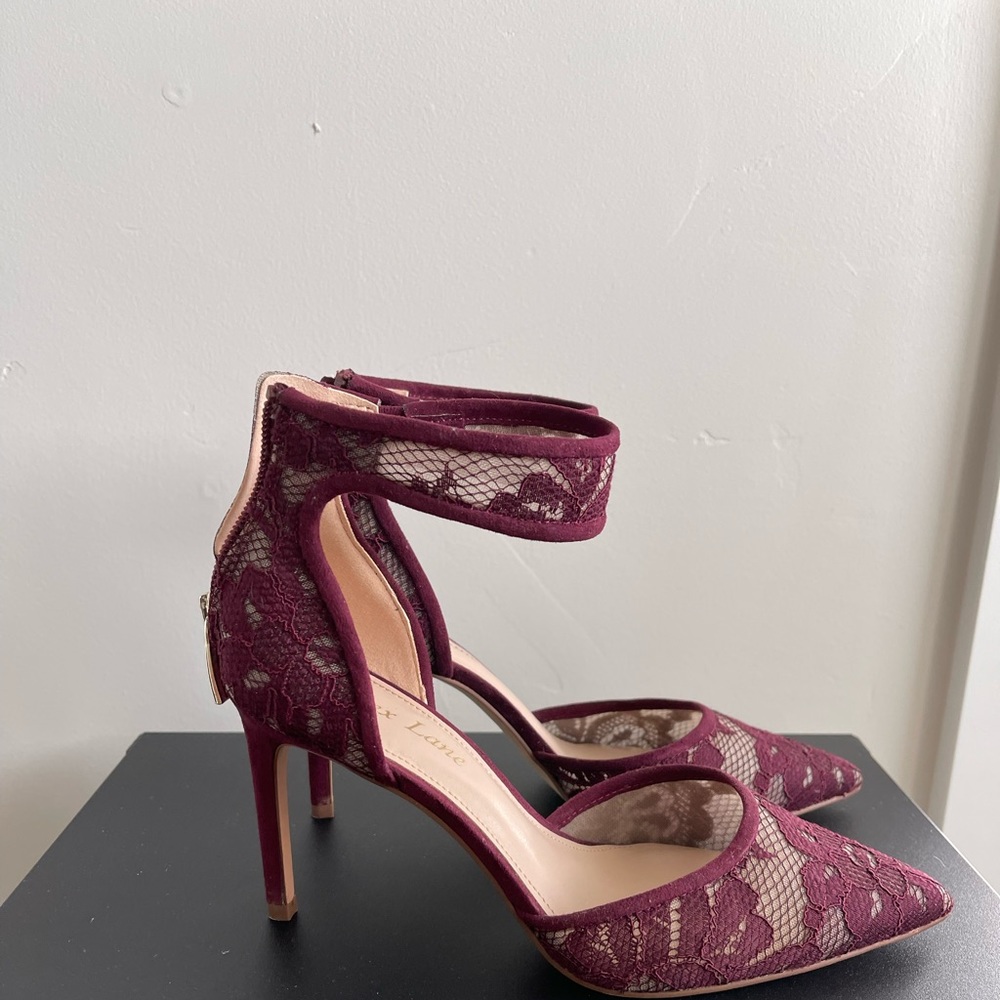 Essex Lane Wine Color Heels